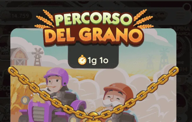 Evento Percorso Del Grano di Monopoly Go (elenco dei premi)